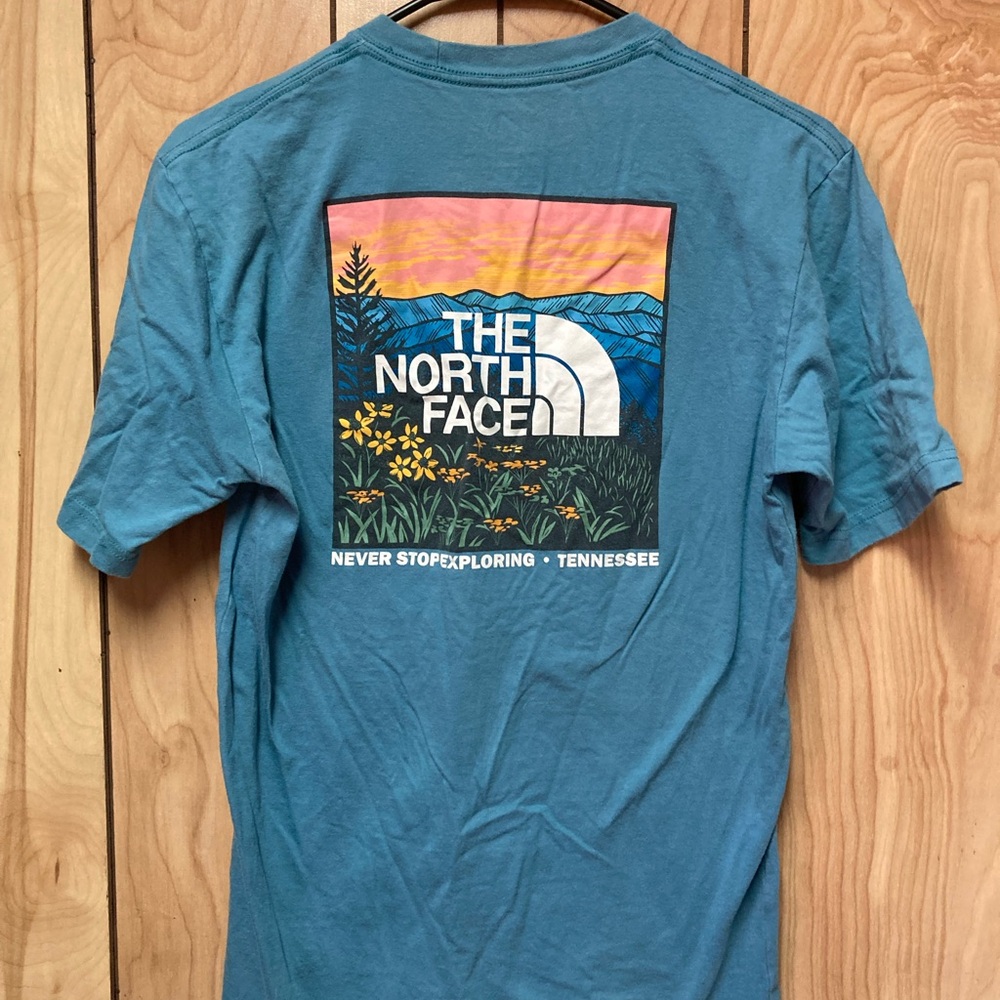The North Face Blue Graphic Men's Shirt